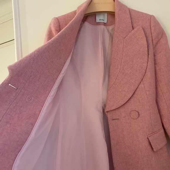 Acler Cunningham double breasted pink wool. Size small. - Picture 6 of 8